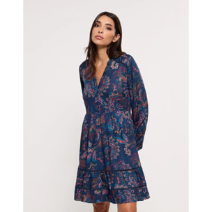 Vestido corto Azul Marino - Heridress