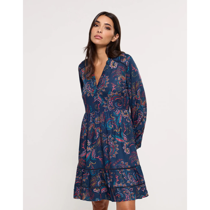 Vestido corto Azul Marino - Heridress