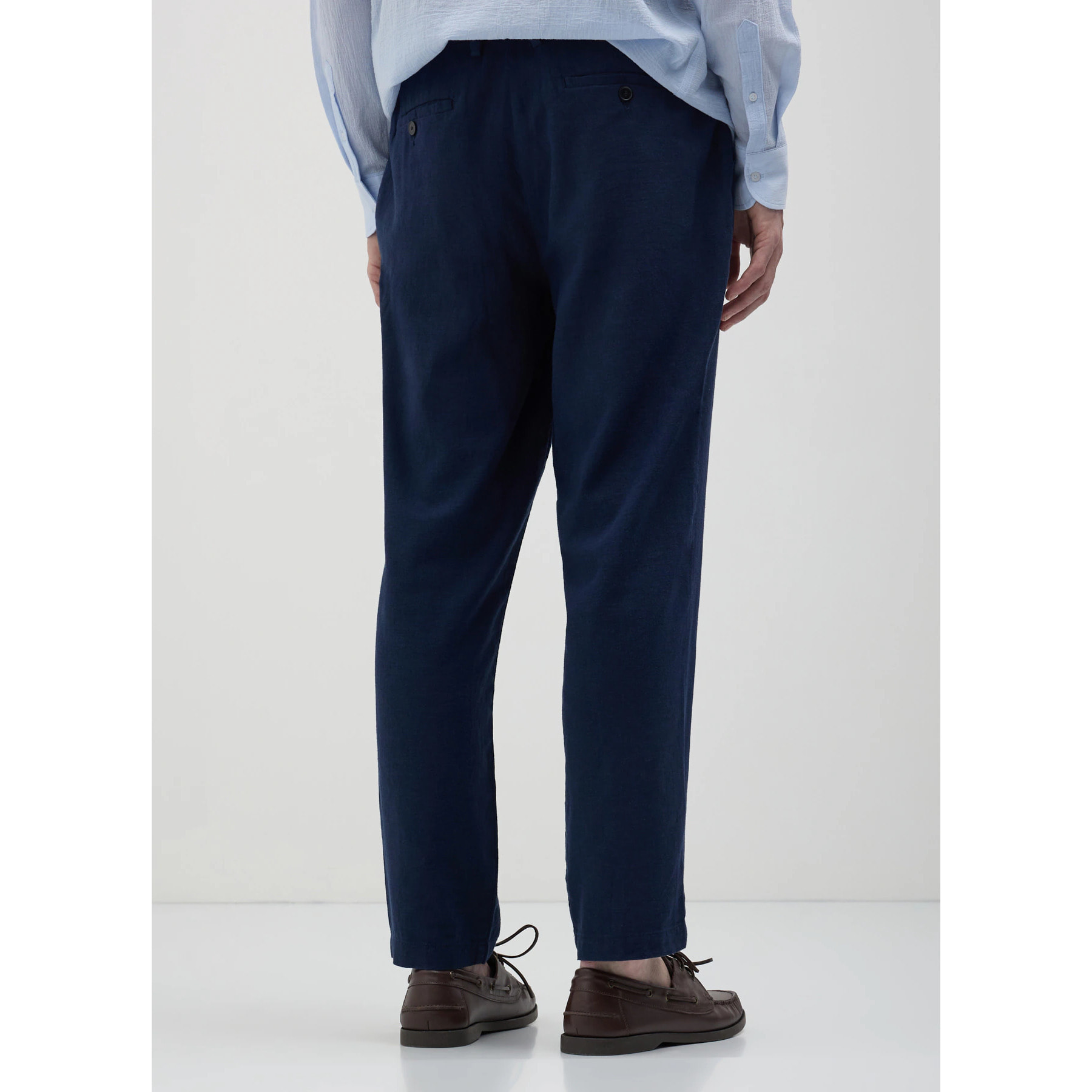 Pantalone chino in lino