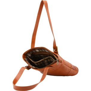Borsa a spalla  da donna In Vera pelle Made in Italy 33x35x8 cm