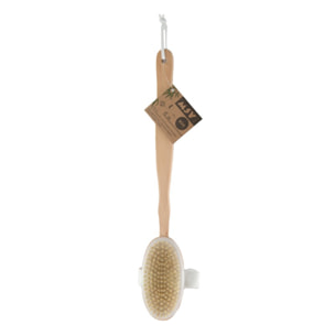 Brosse de bain en bois avec manche détachable MSV