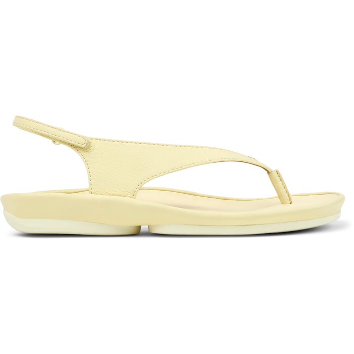 Sandalias - CAMPER Right Isla - Amarillo - Cuero liso