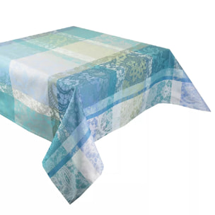 Nappe Mille dentelles turquoise