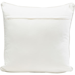 Coussin Catena Circle jaune et blanc Kare Design