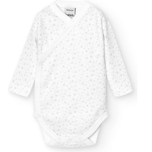 Body bebé manga larga cuello puntilla