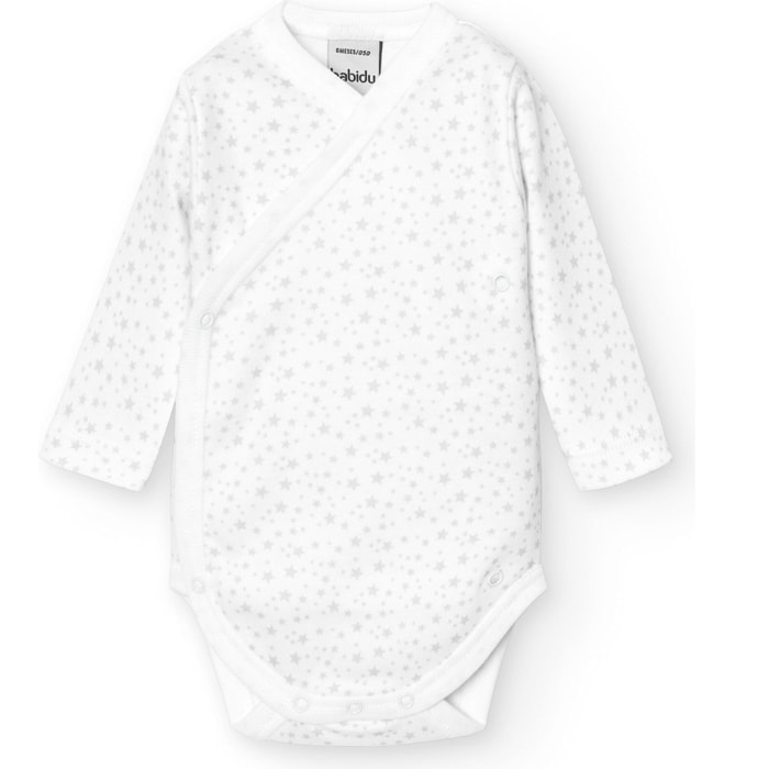 Body bebé manga larga cuello puntilla