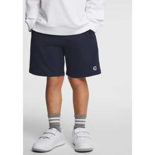 Shorts Básicos de Niños de Algodón en Azul Marino