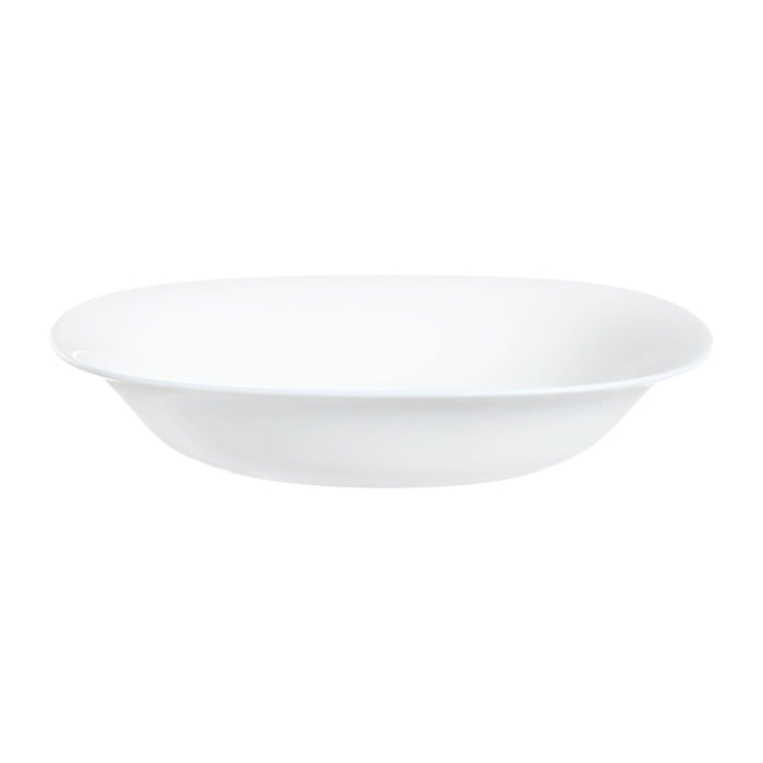 Assiette creuse blanche 22,8 x 21,2 cm Carine - Luminarc