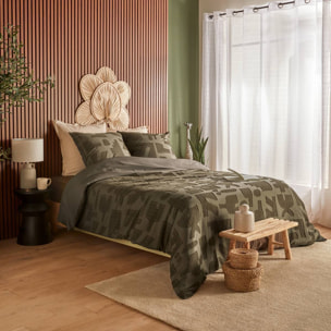 Parure de lit Nyero 220x240cm vert