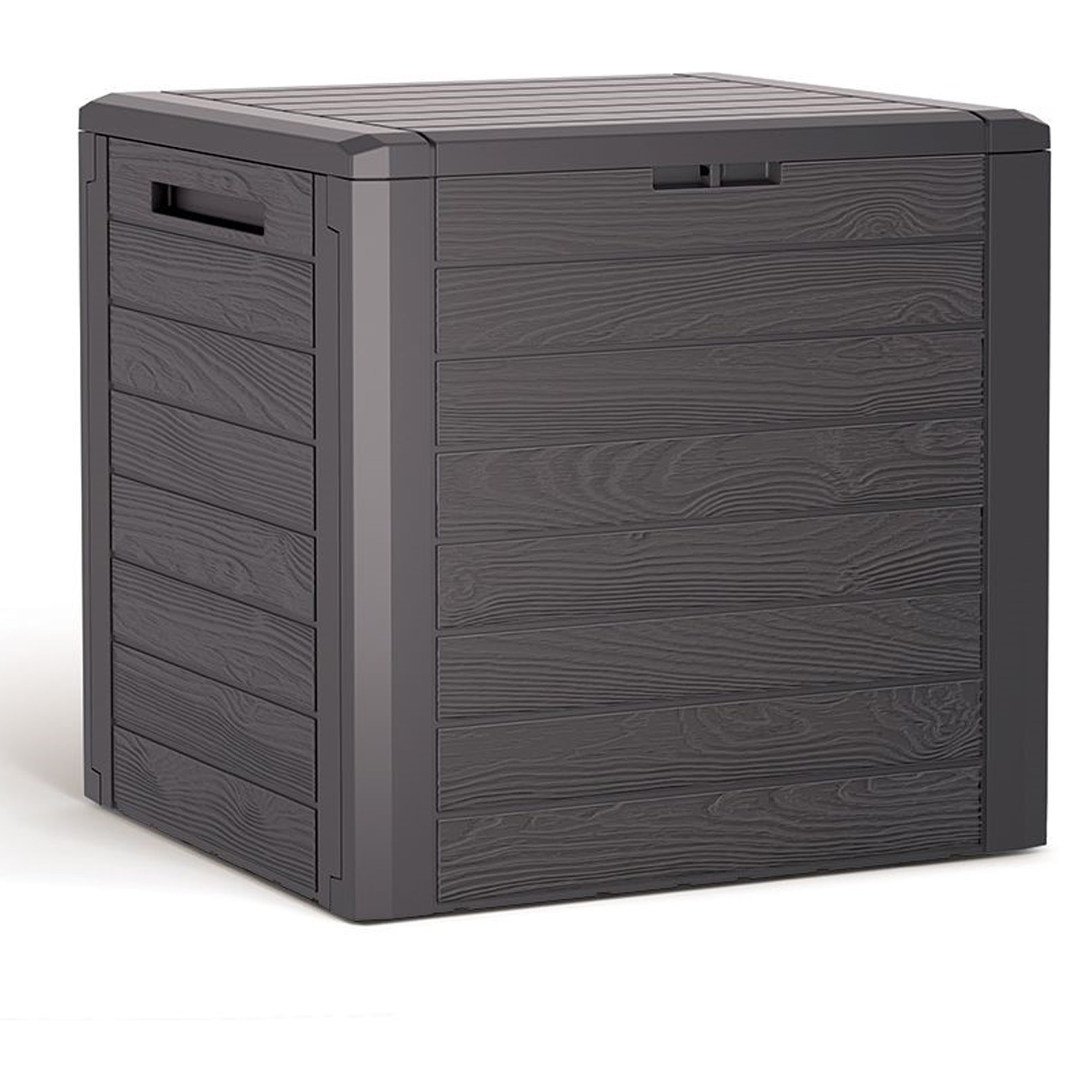 Baúl de jardín WOODEBOX 140L., dimensiones (mm) 585x460x550, color Ocre oscuro