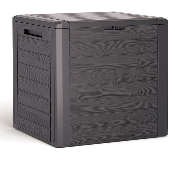 Baúl de jardín WOODEBOX 140L., dimensiones (mm) 585x460x550, color Ocre oscuro