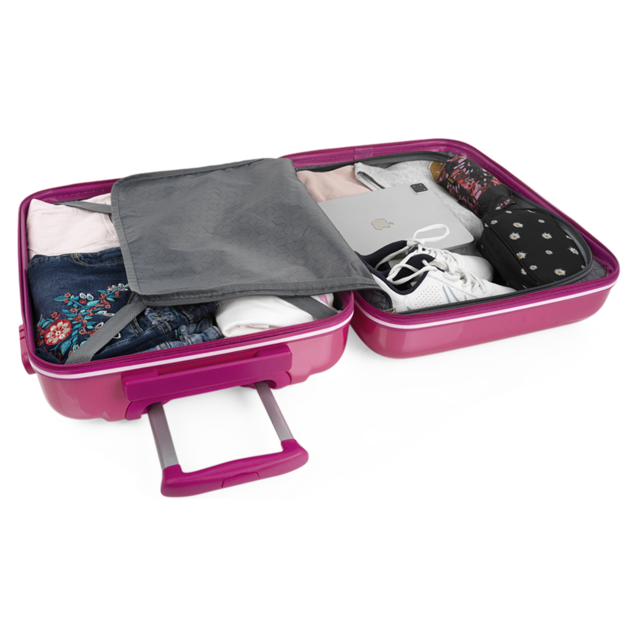 Juego De Maletas Pc Itaca Base Fucsia Fucsia Unicornios