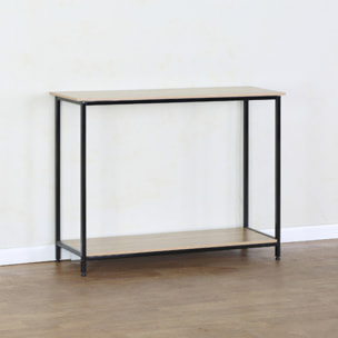 ELIORA Console rectangle 106x35cm chêne