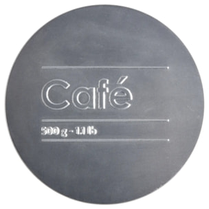 Boîte à café métal 500g "Black Edition" noir