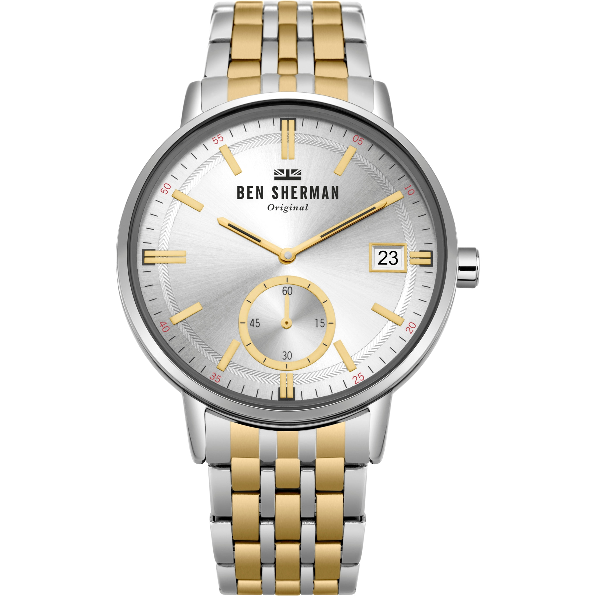 Reloj Ben Sherman WB071GSM Hombre Analogico Cuarzo con Correa de Acero inoxidable