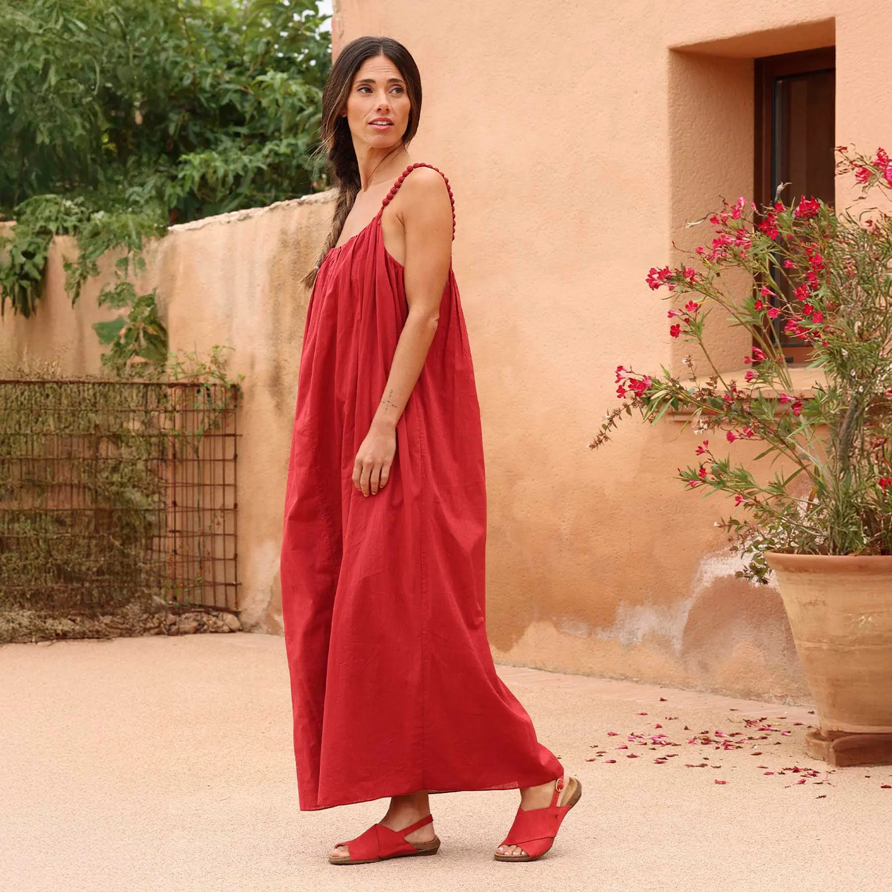 Sandalias N5558 NOBUCK LAVADO CUERO / WAKATAUA color Cuero