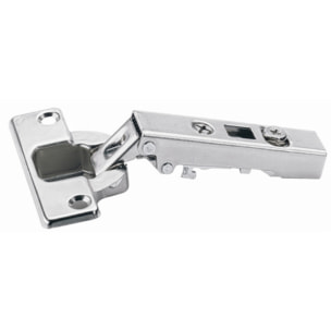Charnière HETTICH Intermat 9943 - Base 12,5 mm - TH 42 - À visser - 48049