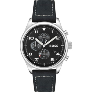 Reloj Boss 1513987 Hombre Analogico Cuarzo con Correa de Cuero