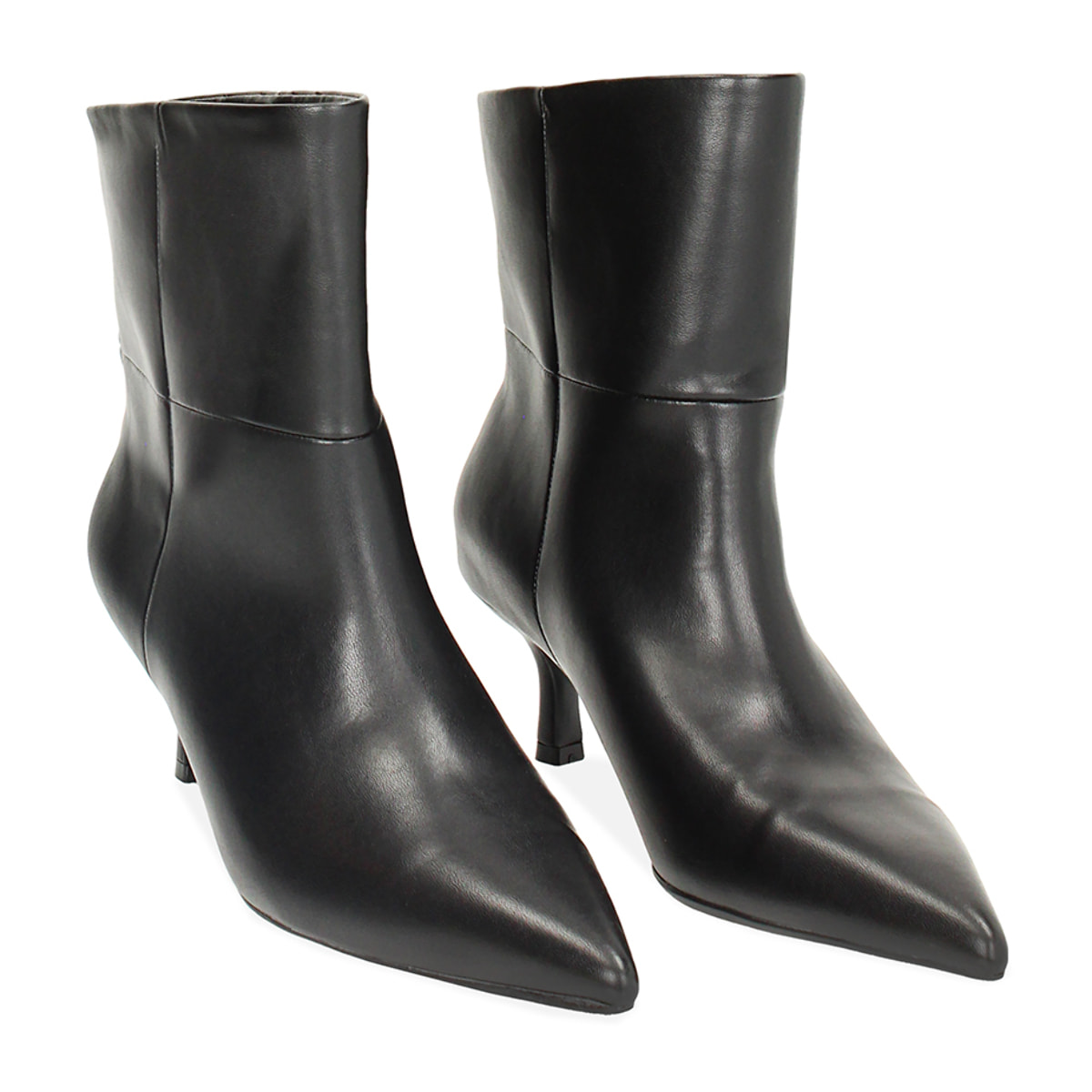 Tronchetto nero, tacco 5,5 cm