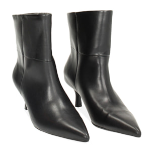 Tronchetto nero, tacco 5,5 cm
