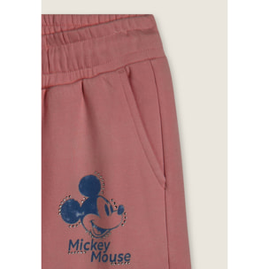 Pantaloni cargo in french terry da donna con grafica Disney