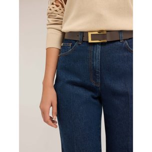 Motivi - Cintura con fibbia rettangolare - Marrone