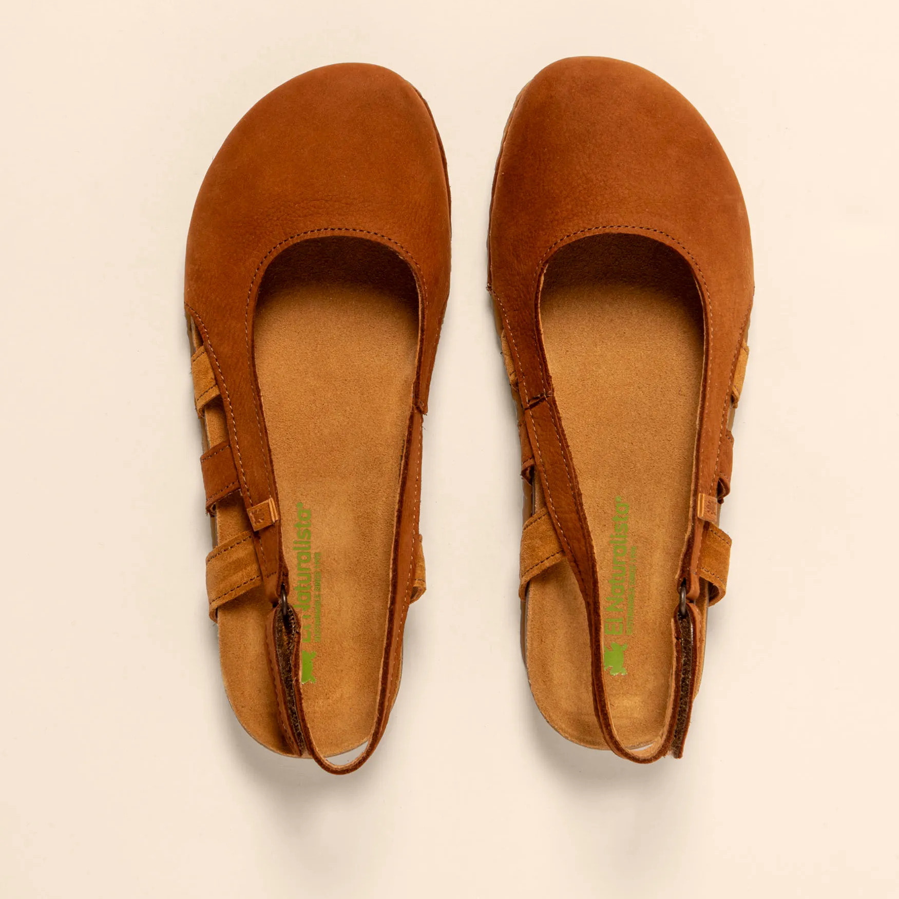 Sandalias N5817 NOBUCK LAVADO CUERO /PANGLAO color Cuero