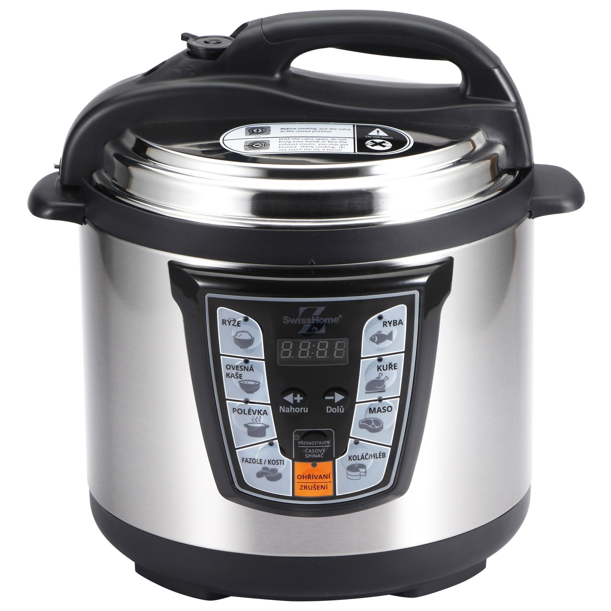 Olla presión electrica 6l 1000w foodies con 8 programas