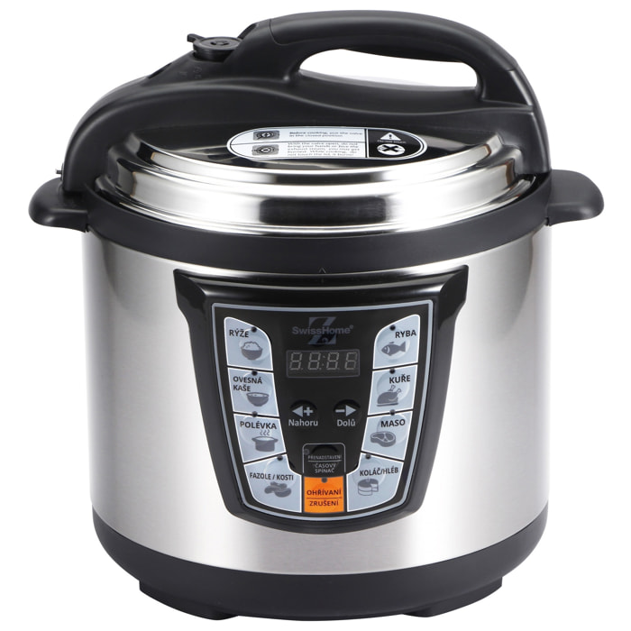 Olla presión electrica 6l 1000w foodies con 8 programas