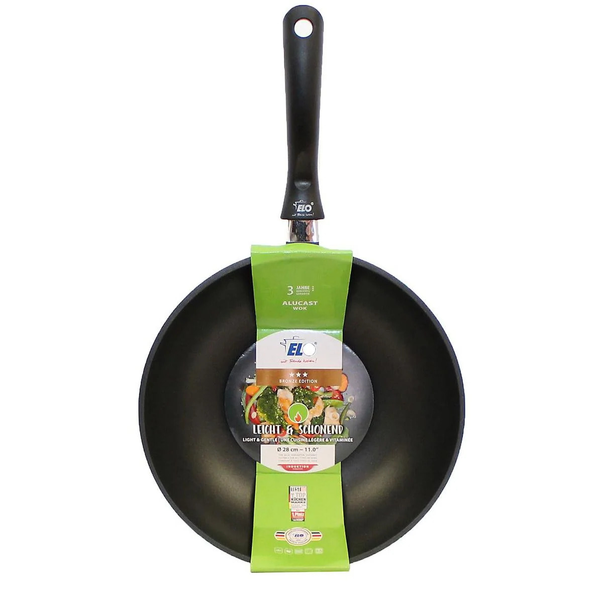 Wok 28 cm Elo Alucast