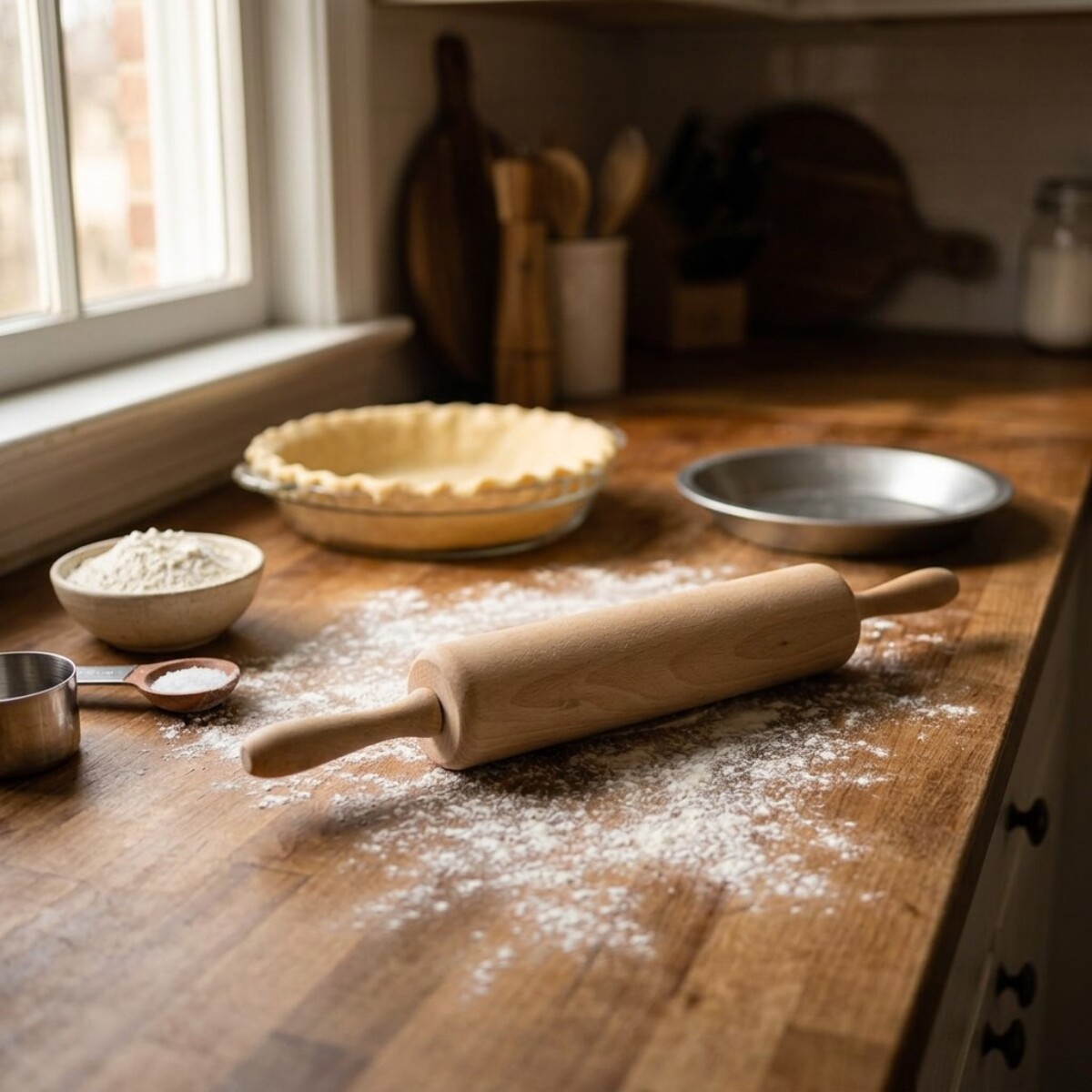 Rouleau à pâtisserie en bois 25 cm Fackelmann Wood Edition
