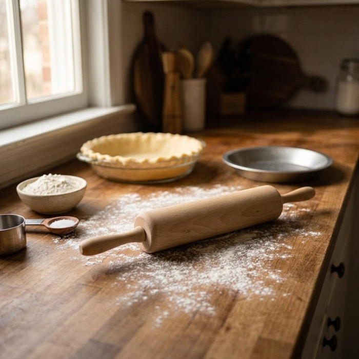Rouleau à pâtisserie en bois 25 cm Fackelmann Wood Edition