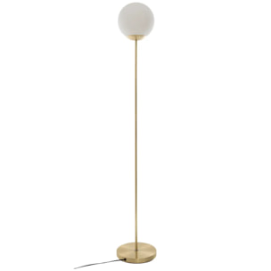 Lampadaire "Dris" métal doré H134cm