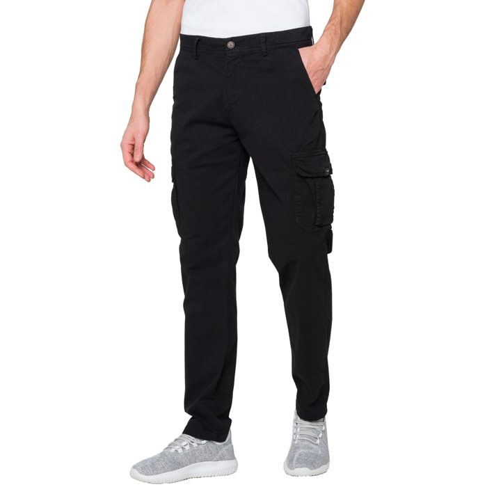 Pantalone cargo Hot Buttered Jasper Nero.