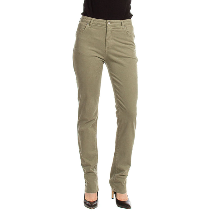 PANTALONE IN GABARDINA MOD.753 . Vita alta e gamba confortevole.