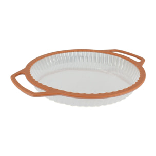 Moule à tarte mady 26cm en silicone et acier carbone