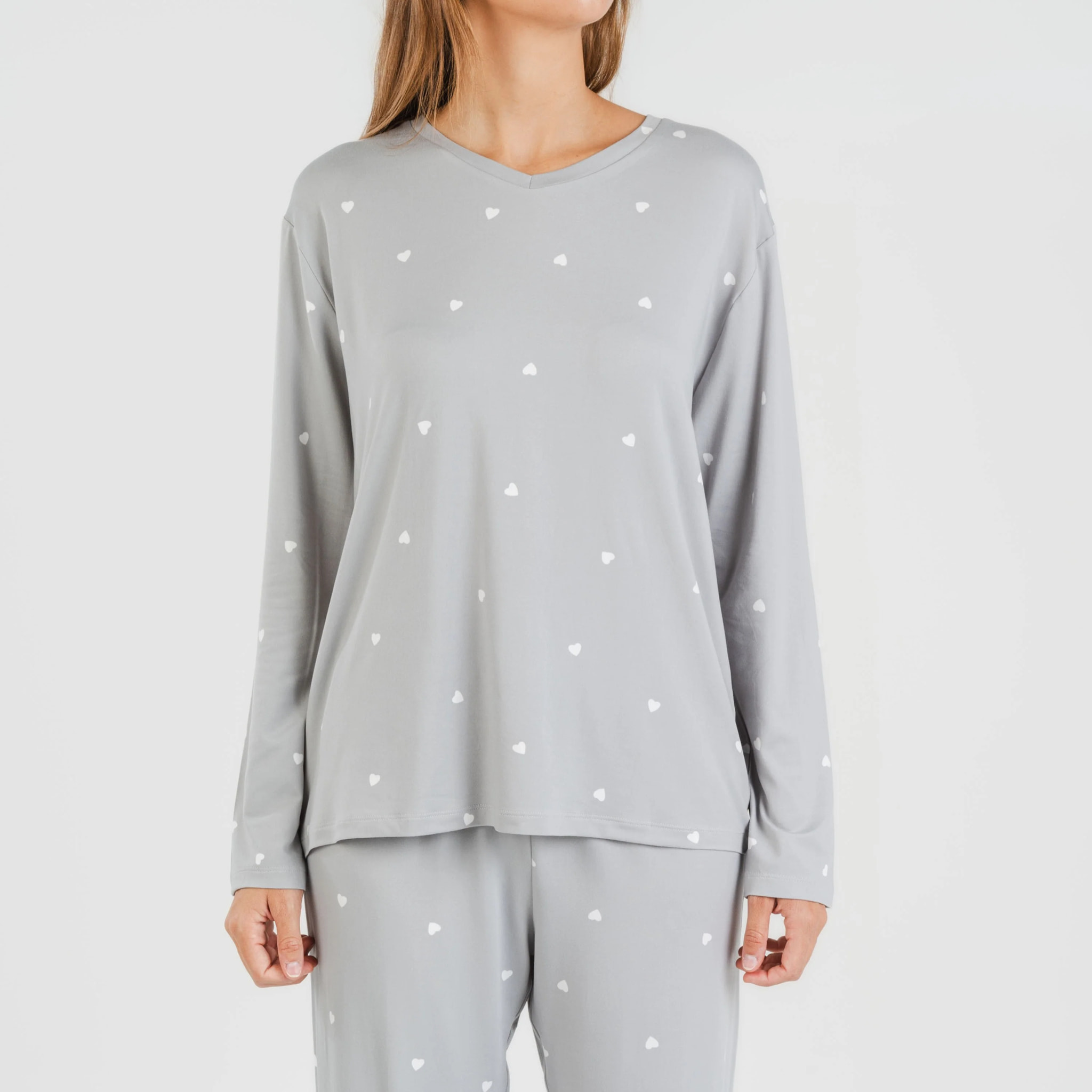 Pigiama lungo da donna soft choer