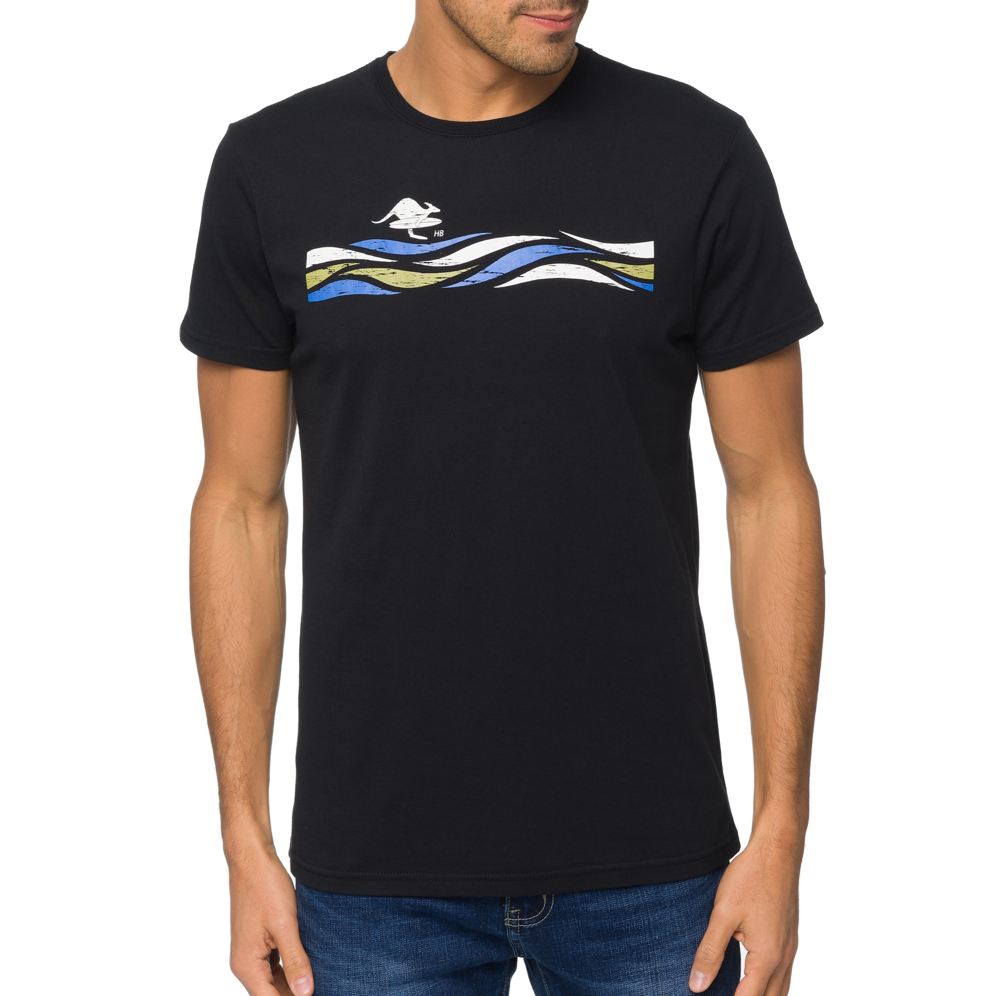 T-shirt in cotone 150 gr Hot Buttered Twister Colore Nero.