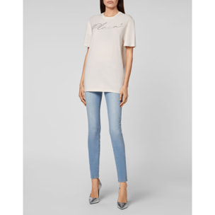 PHILIPP PLEIN T-Shirt Round Neck SIGNATURE