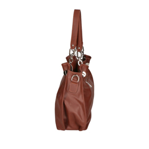 Borsa a mano da donna Made in Italy - Modello Ereba - 100% pelle - 38.0 x 30.0 x 12.0 cm