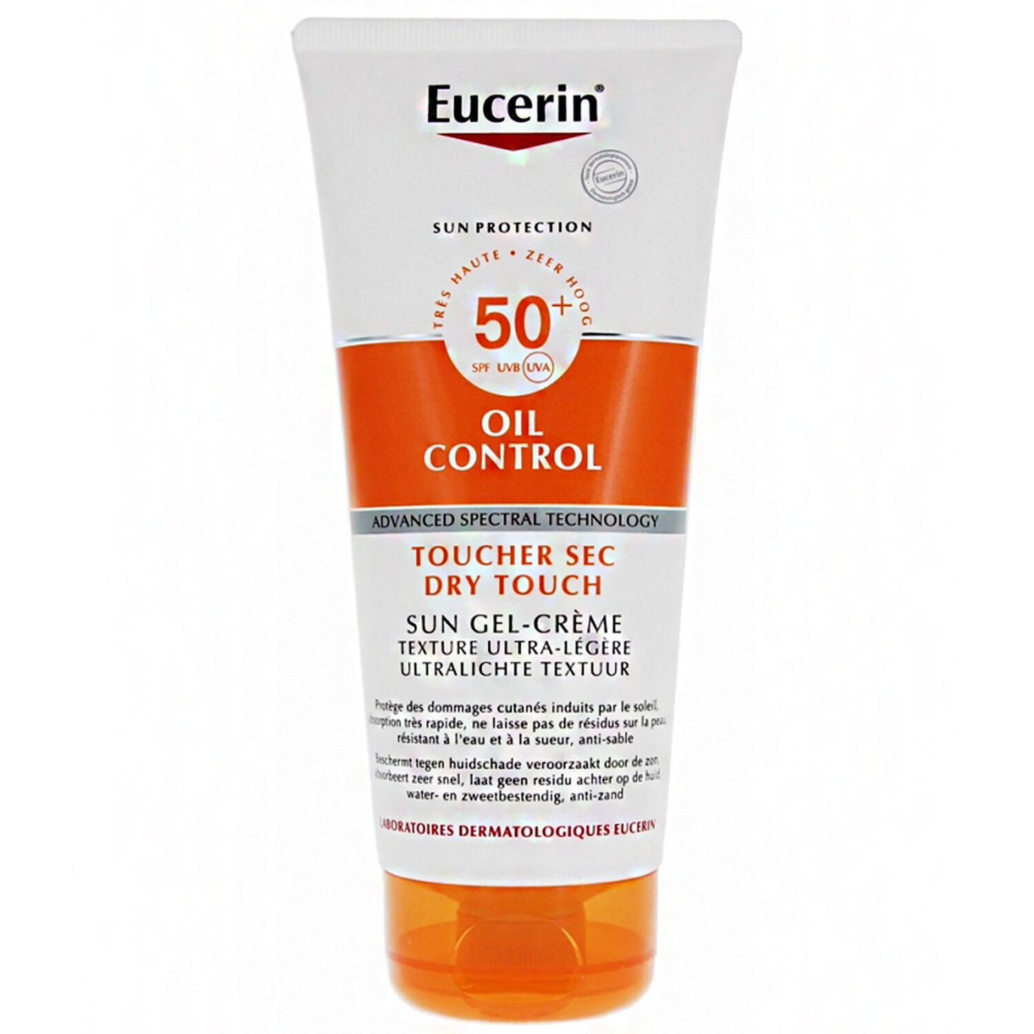Sun Protection Oil Control SPF50+ - Gel Crème Protecteur Corps - Peaux Sensibles et Grasses 200 ml