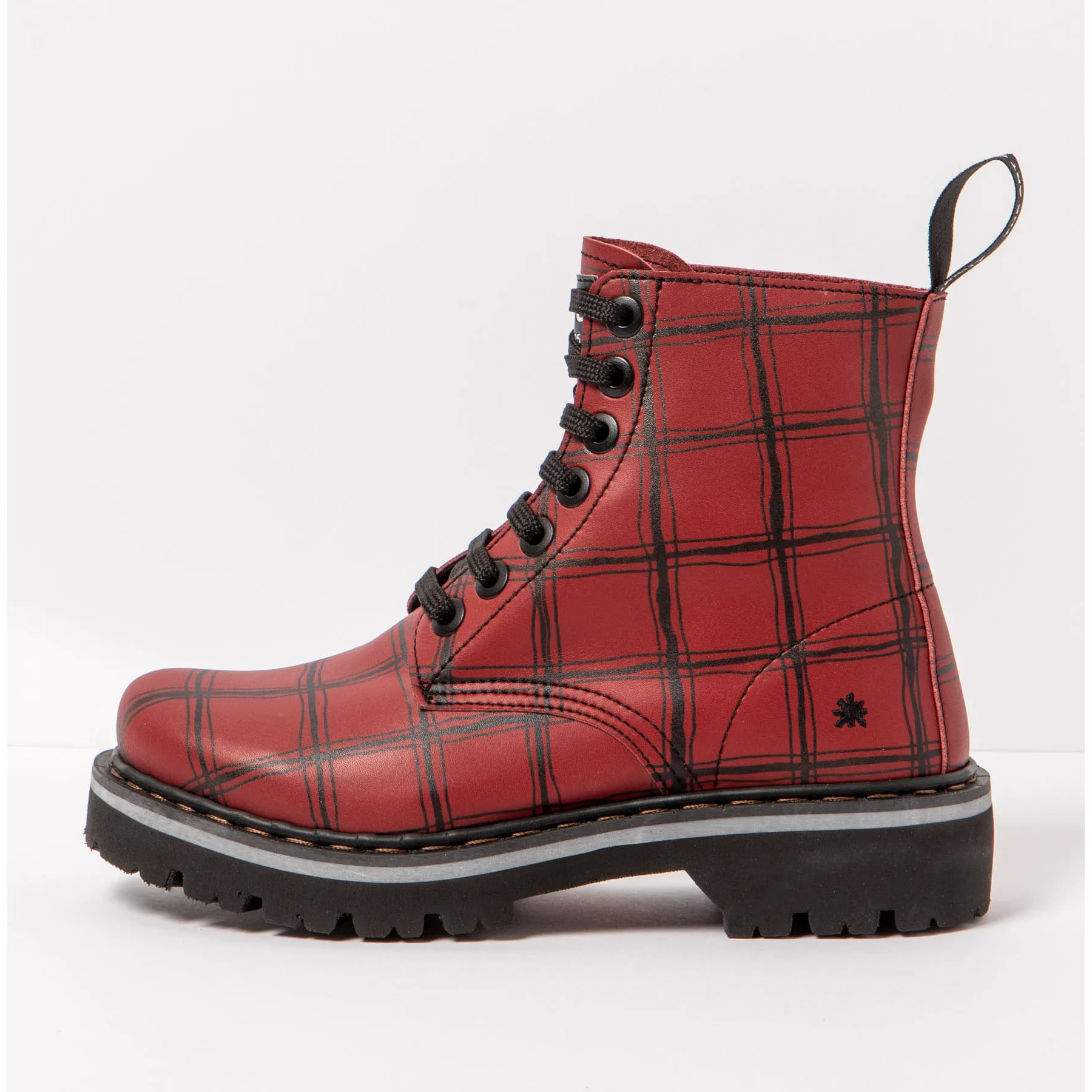 Botines 1166P FANTASY RED TARTAN / MARINA color Red tartan