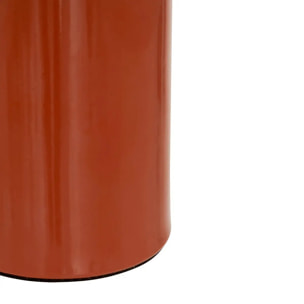 Lampe champignon secteur Lito terracotta H24,5cm