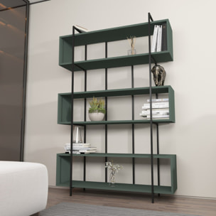 Bibliothèque contemporaine vert 180cm