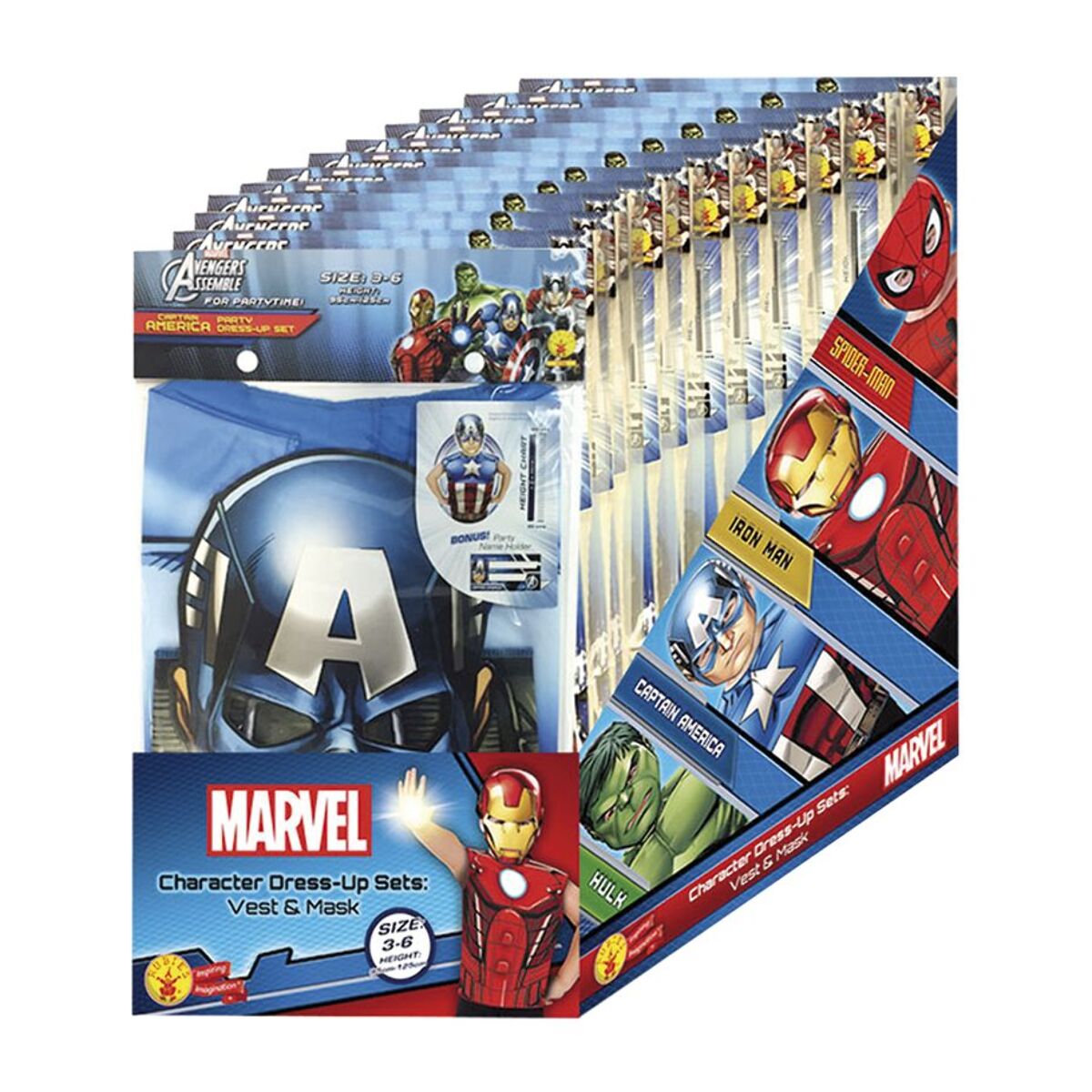 DISPLAY PARTYTIME SET AVENGERS 36 UNID