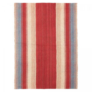 Authentique Tapis d'Orient kilim fait main en laine C