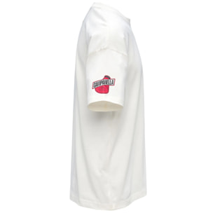 T-Shirts & Top Kappa Uomo Authentic Camparino Campari Soda Bianco