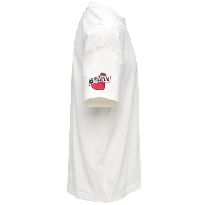 T-Shirts & Top Kappa Uomo Authentic Camparino Campari Soda Bianco