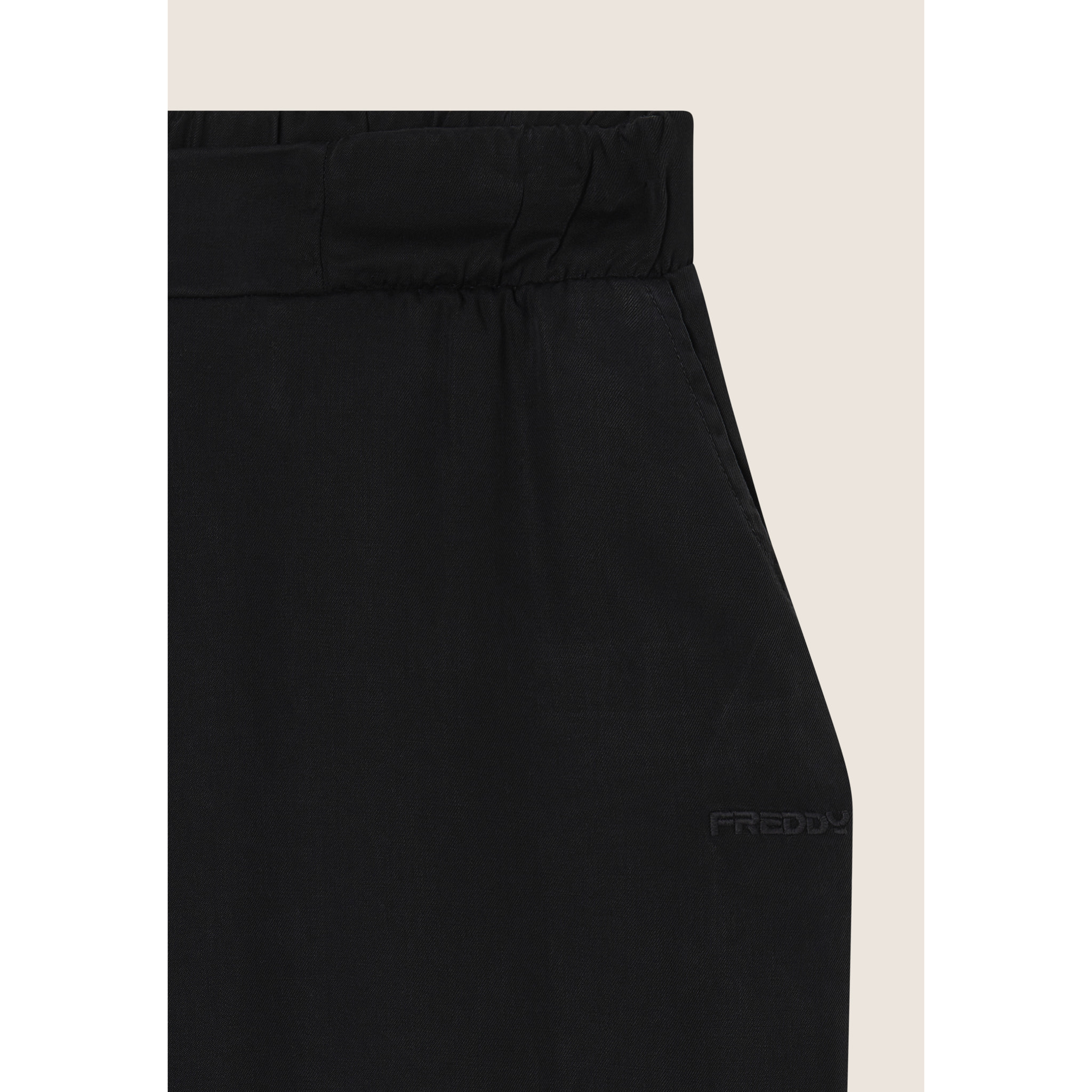 Pantaloni wide leg in Twill di Lyocell