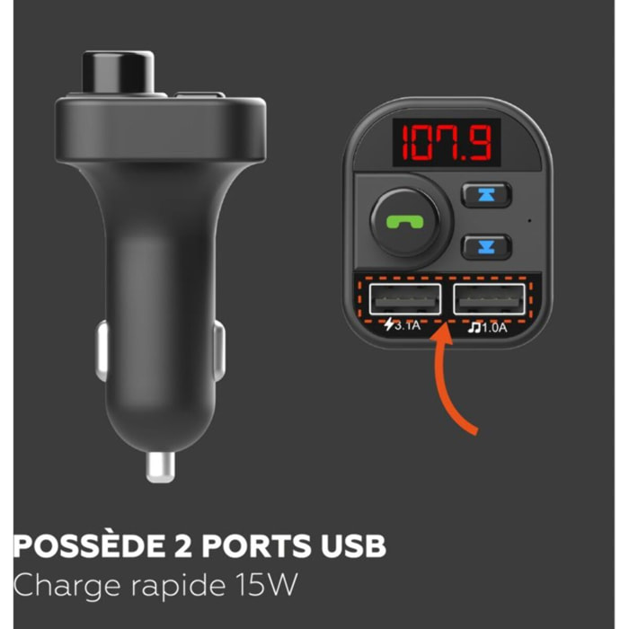 Transmetteur FM MOBILITY LAB FM VOITURE
